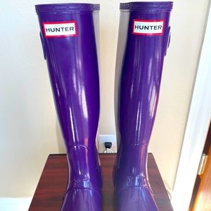 Purple Hunter rain boots! Great condition!